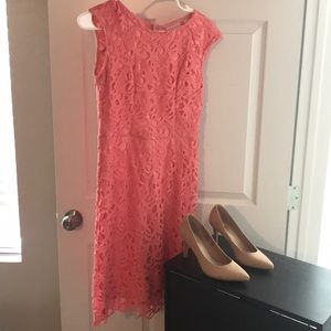 Coral dress